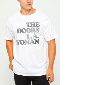 The Doors L.A. Women Logo rock blues Official T-Shirt M NWT